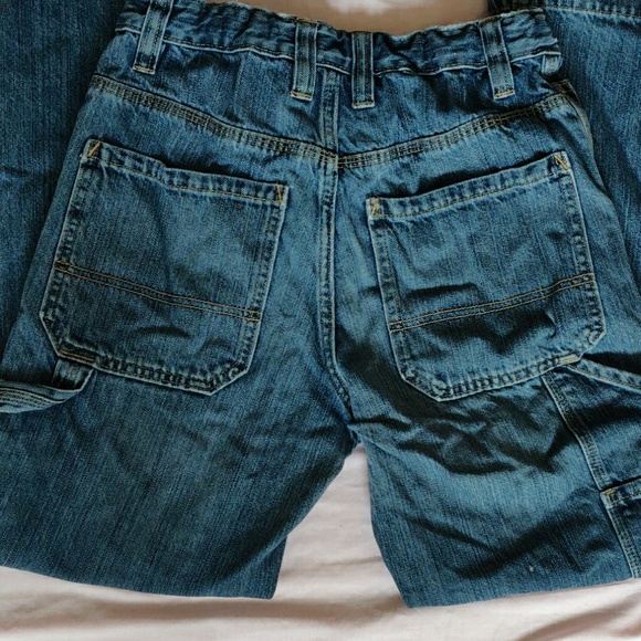 Old Navy boys adjustable waist painter denim jeans - Picture 7 of 8